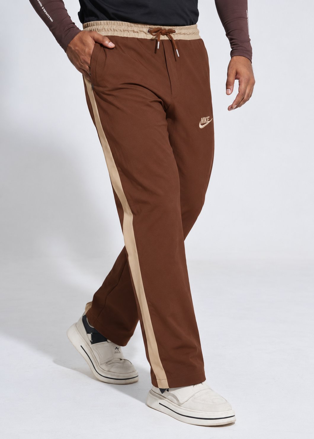 Brown Stripe Track Pant 1