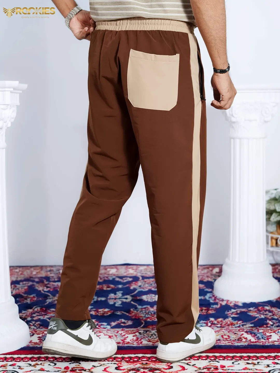 Brown Stripe Track Pant 3